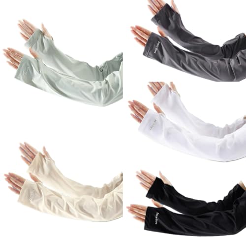 Ice Silk Sun Protection Arm Sleeves (Loose Fit) - color: B5
