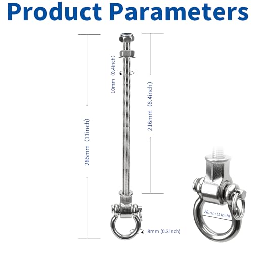 2-Pack Heavy Duty Swing Hangers with Bearings- 304 Stainless Steel Swing Set Brackets, 1500LB Capacity for Porch Swings, Hanging Chairs, Punching Bags, Gym Equipment - style: 2 Pack