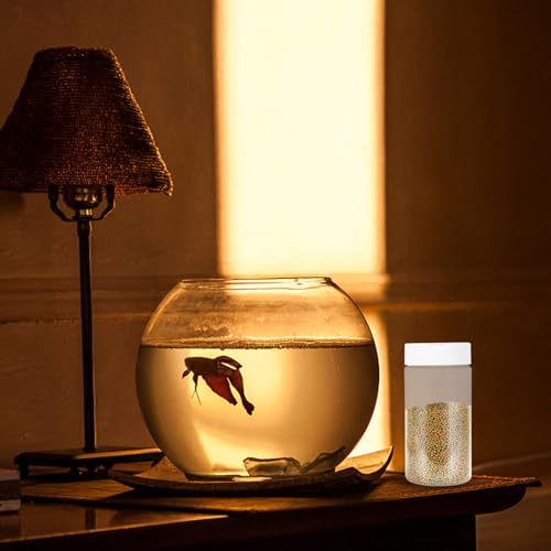 2pcs Creative Fish Food Storage Bottles with Multi-Holes, Portable Aquarium Feeding Containers for Fish Tanks, White Plastic Feeding Bottles for Aquatic Pets