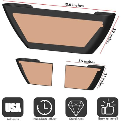 Universal Adjustable Pot Lid Holder Organizer for Cabinet - Upgraded Patented Niceyos 8 Pack Pan Lids Organizers Inside Cabinet Door Wall Mount Pots Top Rack for Kitchen Cupboard Fit 6" to 13" (Black) - size: 8Pack-Black