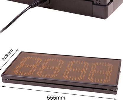 LED Substitution Board for Soccer, Football Electronic Substitution Board, Football Game Injury Stop Time Display Boards, Football Referee Substitution Board,Digital Cricket Scoreboard,Double-Sided