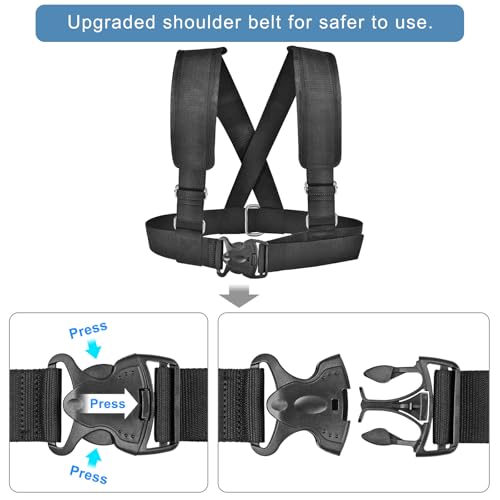Weight Sled Fitness Strength Training Sled Weighted Sled Fits 1" & 2" Weight Plates Workout Sled Exercise Sled for Speed and Soccer Training