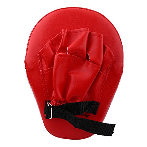 1PCS Boxing Pads PU Leather Punching Kicking Palm Hook and Jab Strike Pads Target Gloves for Focus Training of Karate Muay Thai Kick Boxing