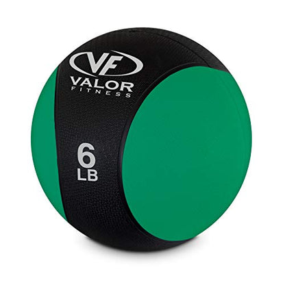 Valor Fitness 무게감 있는 의료용 볼 휴대용 고무 중간 볼 무게 코어 밸런스 복부 운동 장비 홈 체육관 운동 - color: 9.1kg(20파운드) 볼