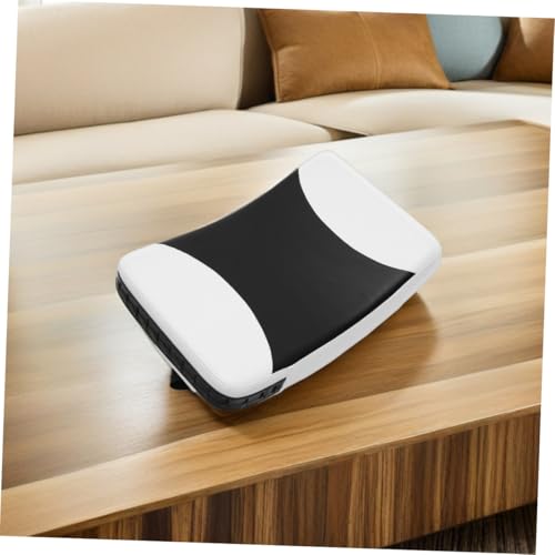Taekwondo Kicking Pad and Curved Side Kick Shield for Martial Arts Training, Black and White Small Size Sport Shield for Karate Sparring and Kickboxing Sessions