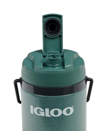 Igloo Trailmate Hybrid 54 oz Insulated Water Bottle, Large Sports Water Jug, Beverage Cooler, Spruce - color: Spruce