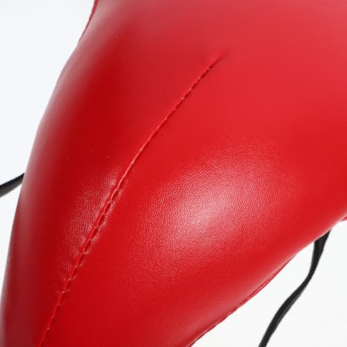 Veemoon ’s Integrated Groin Protector Guard, Comfortable Wear-Resistant Crotch Guard for Martial Arts Training, Red Protective Gear for Taekwondo, Kickboxing, and Combat Sports