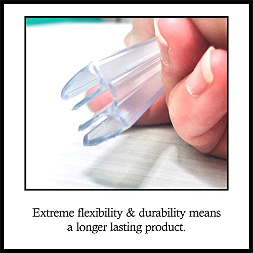 DistinctAndUnique Clear PVC Hinge Piano Style for 3/16" (4.5mm) Material, 48 Inch, 1 Piece No Screw or Glue Plastic Aquarium Lid Hinges for Plexiglass Panels, Golf Cart Windshield Hinge Acrylic Panels - color: Fits 1/8" - 3/16" (3mm-4.5mm) Thick material,