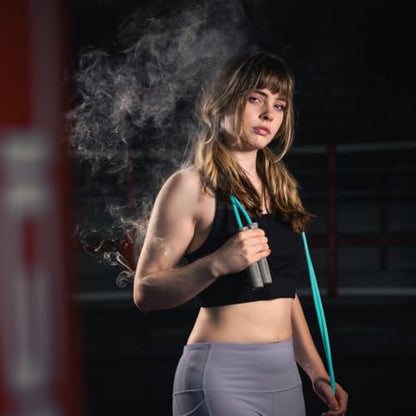 HEREROPE Jump Ropes for Fitness, Adjustable Jump Rope for Women Men, Weighted Speed Rope with 7mm PVC Skipping Rope, No-Slip Grip, Ball Bearing, Great for Speed, Cardio & Tricks, Strength Boxing