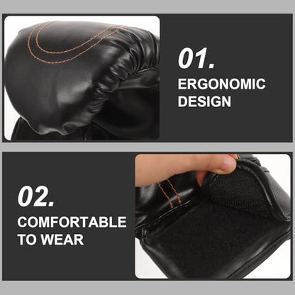 VANZACK Boxing Gloves Sparring Gloves Open Finger for Men for Women Portable Kickboxing Accessory Sturdy for MMA and Muay Thai