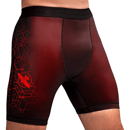 Hayabusa Geo Vale Tudo Shorts Men - color: Red, size: Small