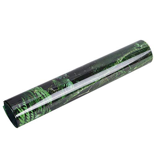 PVC Reptile Box Rainforest Background Poster Fish Tank Wall Picture Painting Decoration Self Adhesive Sticker HD Image Non Easy to Apply for Aquarium or Reptile (91 * 50cm) - size: 91*50cm