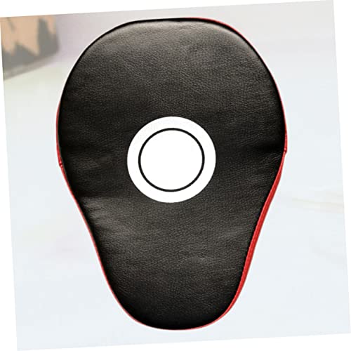 Curved Handheld Boxing Pads MMA Taekwondo Kung Fu Training Mitts Red Black with Enhanced Inner Core for Strike Absorption