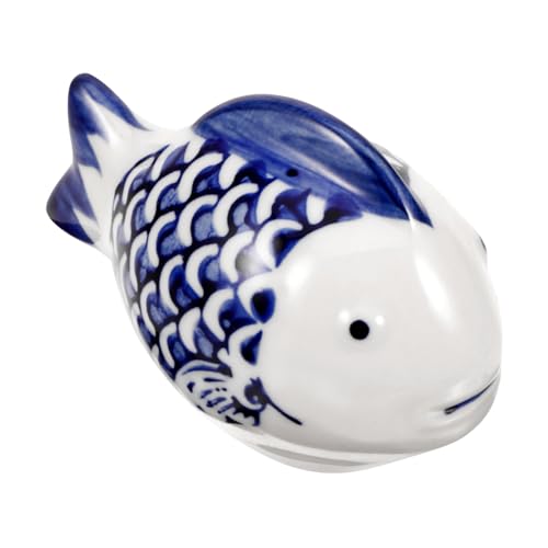GARVALON 2pcs Aquarium Floating Animal Craft Adorable Ceramic Fish Statue for Fish Tank Decoration Lightweight Easy to Maintain Stunning for Home Office Decor