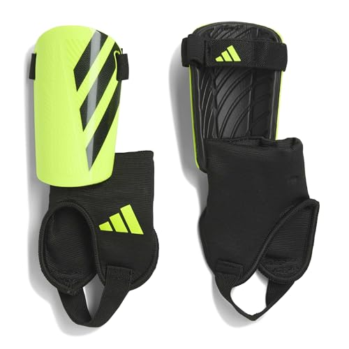 adidas Kids' Tiro Match Soccer Shin Guards - color: Lucid Lemon/Black, size: Small
