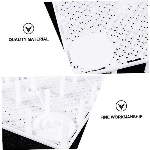 COLLBATH 10pcs Aquarium Filtering Plates Sand Divider Board for Fish Tank Easy to Install Bottom Pad High Water Permeability Splicing Combination for Custom Aquatic Environment