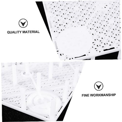 COLLBATH 10pcs Aquarium Filtering Plates Sand Divider Board for Fish Tank Easy to Install Bottom Pad High Water Permeability Splicing Combination for Custom Aquatic Environment