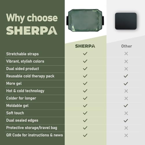 Large Ice Packs for Injuries Reusable Wrap with Straps - Soft Gel Hot and Cold Packs for Injuries, Hip, Shoulder, Back Pain Relief - 12" x 15" - Green - size: Large, style: Green