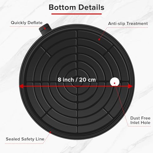 Glass Suction Cups,8"Heavy Duty Suction Cups 662 lbs Load Capacity Powerful Industrial with Pressure Gauge for Lifting Large Glass Tile Granite,Includes Carrying Case(2pack) Brand: TIJUNIK