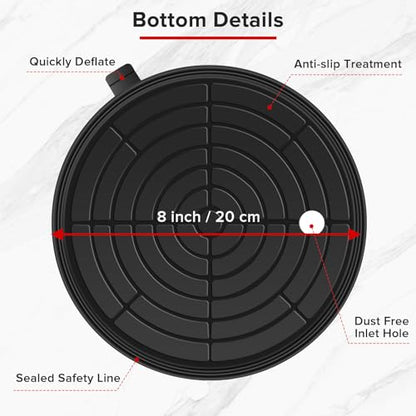 Glass Suction Cups,8"Heavy Duty Suction Cups 662 lbs Load Capacity Powerful Industrial with Pressure Gauge for Lifting Large Glass Tile Granite,Includes Carrying Case(2pack) Brand: TIJUNIK