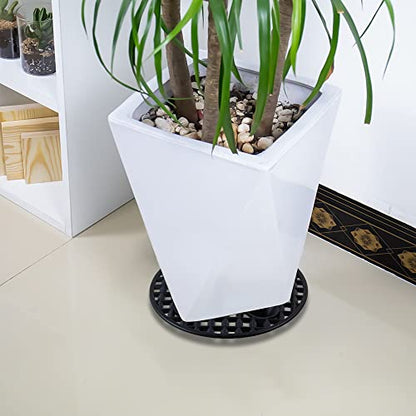 8 PCS 15.8 Inch Plant Level Pot Elevator, Heavy Duty Plant Stands | Plant Saucer Riser for Indoor Plant Flower Pot Grow Drainage, Plant Pot Saucer for Prevent Rot and Damage on Patio & Deck - size: 15.8 inch