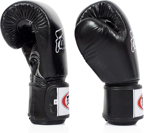 Fairtex BGV1BR Boxing Gloves & Deodorizer Set | Breathable, Shock Absorbent Muay Thai Gloves with Odor Neutralizing Inserts | Perfect for Boxing, Kickboxing, MMA, & Fitness
