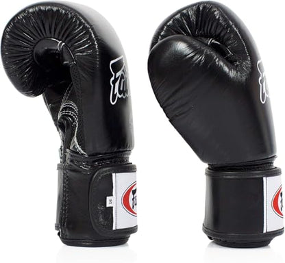 Fairtex BGV1BR Boxing Gloves & Deodorizer Set | Breathable, Shock Absorbent Muay Thai Gloves with Odor Neutralizing Inserts | Perfect for Boxing, Kickboxing, MMA, & Fitness