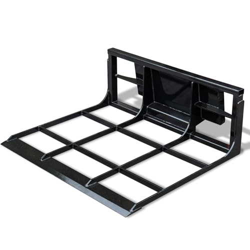 MMS Land Leveler Attachments for Mini Skid Steer Loader, 40" Grader Road Leveler, Loader Accessories Grader for Leveling Land, Gravel and Lawns