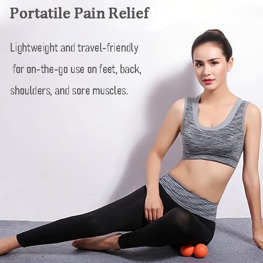 5.9mm Massage Ball – High-Density Myofascial Release Tool for Yoga, Muscle Recovery & Trigger Point Therapy – Portable Deep Tissue Massager for Back, Neck, Feet (Blue) - color: Blue