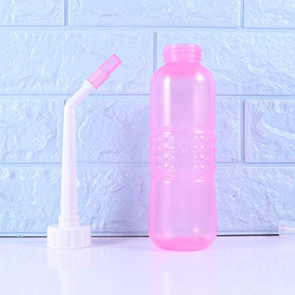 Exceart Douche Bottles for Women Vaginal Wash Pink/Blue 560ml Vaginal Shower Spray Bottle Vaginal Health Cleanser (Pink)