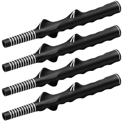 Arrowbash Golf Training Grip Right Handed Swing Grip Trainer Aid Tool for Men Club Accessories - color: Black