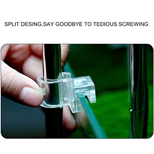 Airline Tube Holders Clamps Aquarium Acrylic Fixture Clamp for Fish for Tank Aquarium Water Clip Fish for Tank Tube Fish Tank Water - size: Large