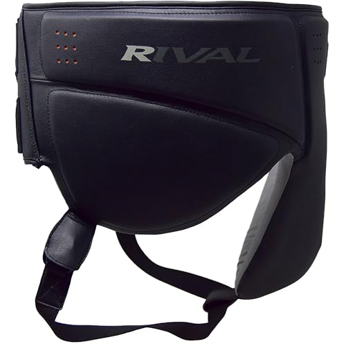 RIVAL Boxing RNFL10 360 Groin Protector with Intelli-Shock D3O Foam, Intelligently Adapts to The Intensity of Any Hit - color: Black, size: Large