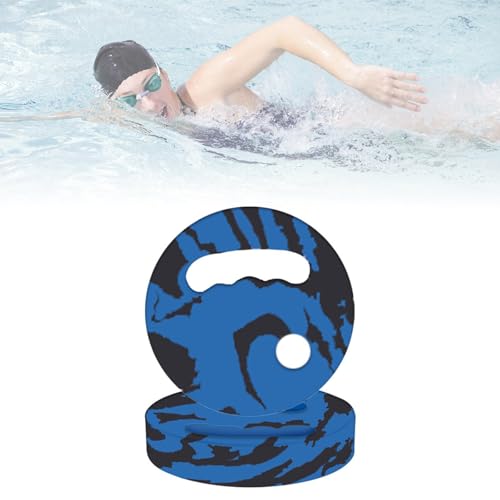 Menolana Water Exercise Discs Pool Resistance, Swim Discs Lightweight Buoyancy EVA Foam Aerobic Equipment for Water Workout Beach Pool - color: Blue Black