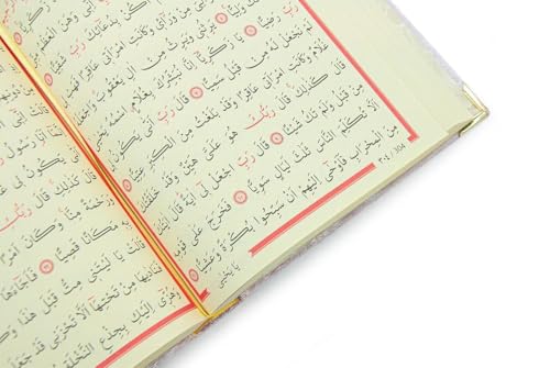 The Holy Quran Velvet Box Sets | Special Quran Holder Stand | Luxury Islamic Gift | Spiritual Grace| Quran Dimension;6.6*9.4inch/17*24cm I Perfect Ramadan, Eid, Umrah Gift for Muslim Women Men (White) - color: White