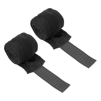 PATIKIL Boxing Hand Wraps, Elastic Boxing Wraps Cotton Fist Mitts Wrist Straps Protection for Muay Thai Martial Art - color: Black, size: 98 inch