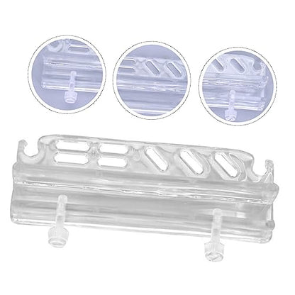 Acrylic Aquarium Tool Holder for Organizing Water Plant Maintenance Tools Wall-Mounted Rack for Tweezers Scissors and Cleaning Equipment Easy to Install Storage