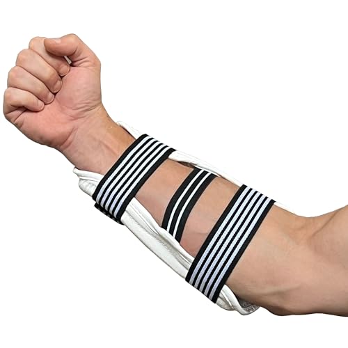 Sedroc Padded Arm Guards, Taekwondo Forearm Pads, TKD Protectors for Kids and Adults - size: Large