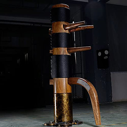 Exercise Fitness Training Equipment Wing Chun Wooden Dummy Punching Pads Cover Jacket Wooden Dummy Head Pads, MMA Heavy Hitter Training Shield, Wing Chun Dummy Trainer