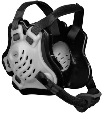 Wrestling Headgear - Ear Guard - Ultra Soft Ear and Head Guard - Adult and Youth - The ONE - color: Translucent/Black/Black, size: Adult