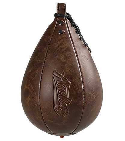 Boxing Speed Punching Bag MMA Training Speed Ball Hanging Swivel Reflex Bag Equipment Workout Kicking Martial Arts Home Gym Exercise Speed Bag - color: Coffee