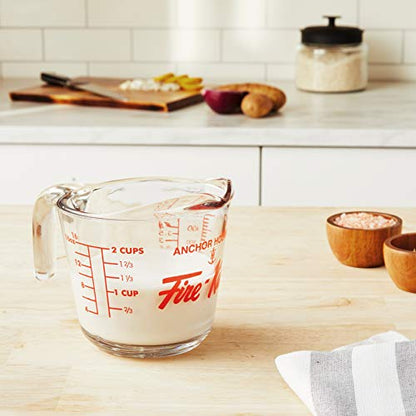 Anchor Hocking Fire-king 16 Oz Glass Measuring Cup - size: 2-Cup