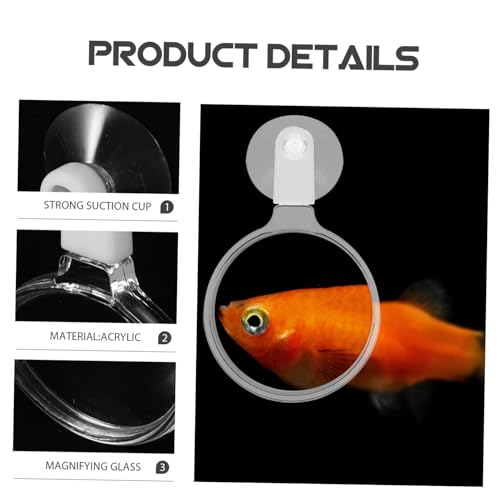 SUPVOX Magnifier for Fish Tank Acrylic Magnifying Glass Coral Viewer Aquarium Magnifier