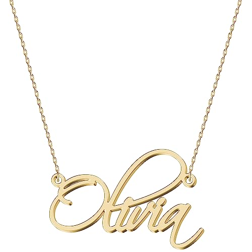Custom Name Necklace for Women, Dainty Personalized Everyday Jewelry