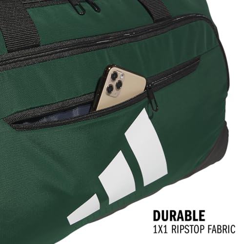 adidas Defender 5 Duffel Bag for Sports, Gym and Travel, Team Dark Green, OSFA - color: Team Dark Green, style: Medium (59l)