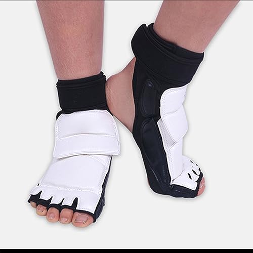 Taekwondo Foot Protector Double Fixation Elastic Cloth Surrounding Design for Kids - size: Small