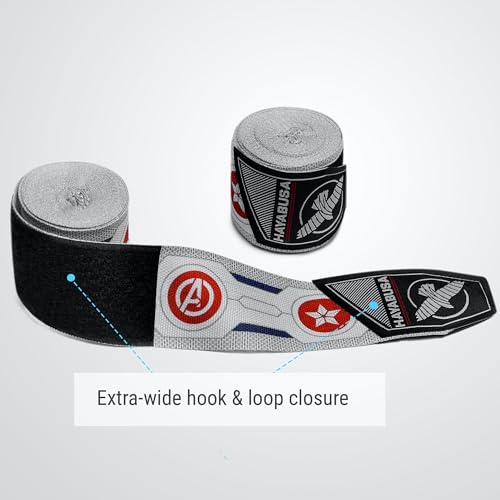 Hayabusa Marvel Hero Elite Mexican Style Boxing Hand Wraps for Men & Women - color: Falcon