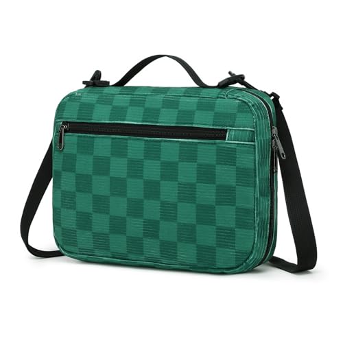 Bible Cover Case for Women Large Bible Cover for Girls Bible Study Supplies Accessories with Handle and Shoulder Strap | Durable - color: Dark Green
