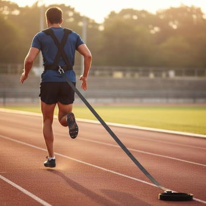 Speed Training Harness Adjustable Strength Training Vest Strap Padded Shoulder Straps Sled Harness for Athletes, Track and Field, Gym, Standard Version