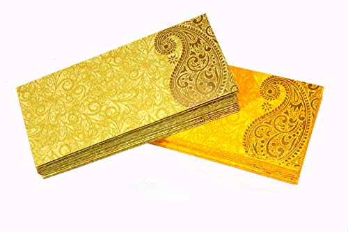 eSplanade Money Gift Envelopes Lifafa - Multi Color Pack of 50 - Perfect for Weddings, Invitations, Photos, Graduation, Baby Shower